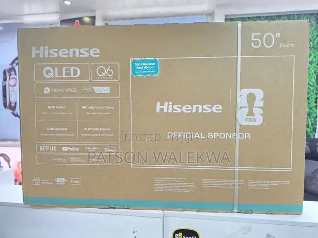 Hisense 50 Inch QLED 4K Smart TV 50Q6QKEN - 1