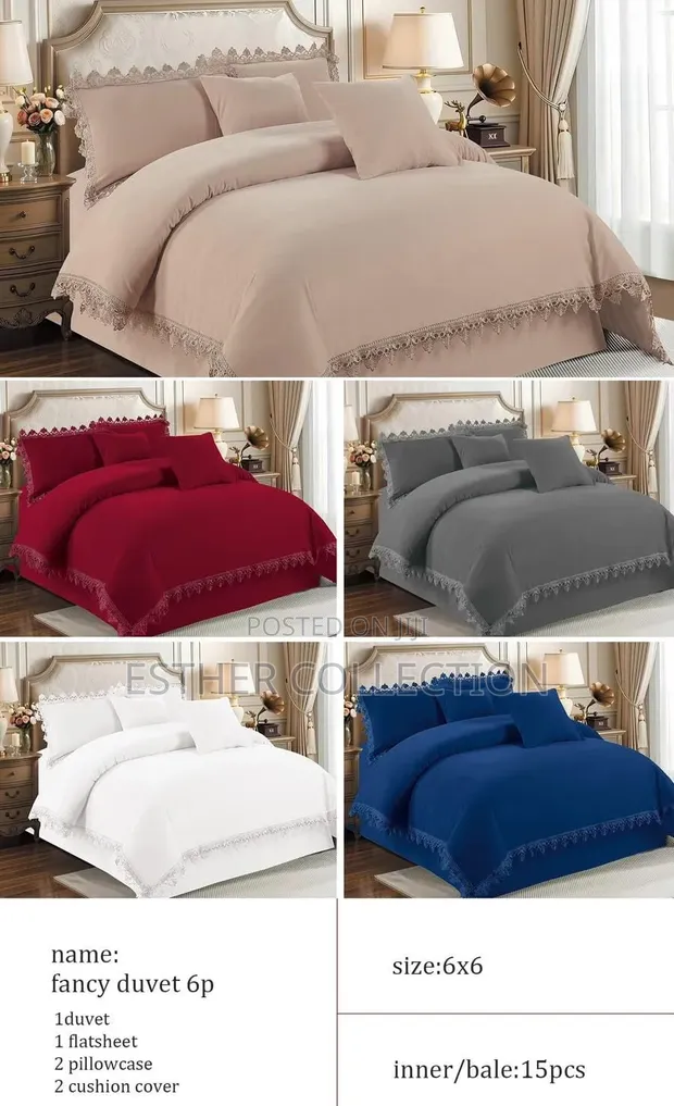 Executive Luxury Lace Duvet Set - 6x6 - 1