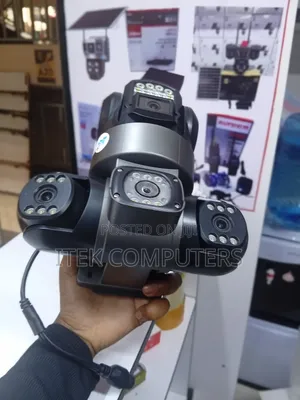 Advanced Triple Lens 4G Electric CCTV Camera