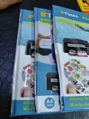 Karatasi ya Kibandiko cha Inkjet cha Ultra A4 Glossy