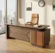 1.8m L-Shaped Corporate Desk - Brown - 4