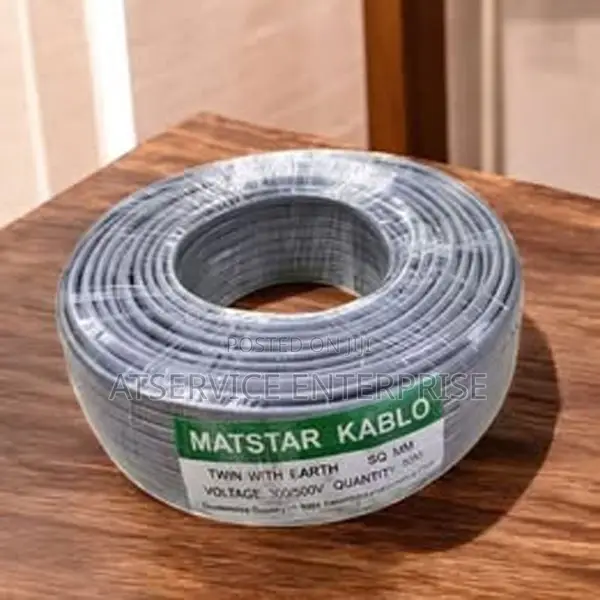 Kebo ya 90m 2.5mm Twin na Earth Isiyo Washa Moto - 1