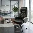 Executive Leather Padded Director Office Chair - 2