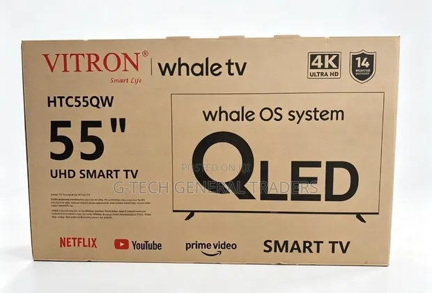 Vitron 55" QLED Smart TV (HTC55W) - 1