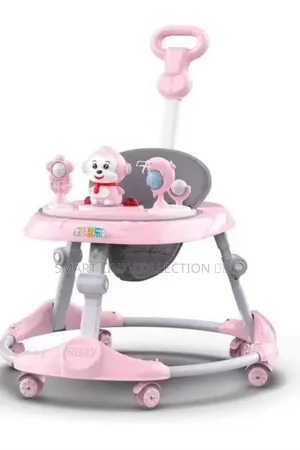 Foldable Baby Walker with Push Handle