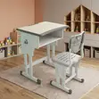 Ergonomic Adjustable School Desk and Chair Set - 1