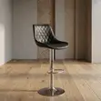 Leather High-Height Reclining Home Barstools - 4