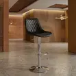 Leather High-Height Reclining Home Barstools - 5