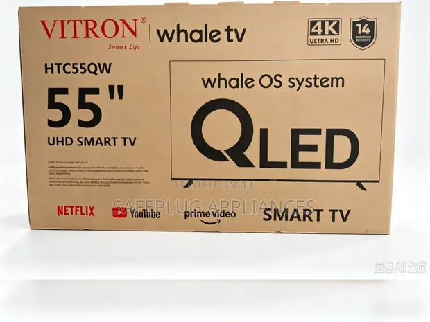Vitron 55 Inch QLED Smart TV UHD - 1