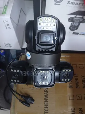 Triple Lens 4G Electric Security Camera for Farms