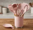 Set ya Vifaa vya Kupikia vya Silicone 13-Piece na Magu handle - 2
