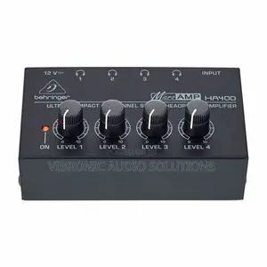 Behringer MICROAMP HA400 Amplifier ya Headphone ya Channel 4