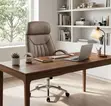 Brown Apex Executive High-Back Office Chair - 2