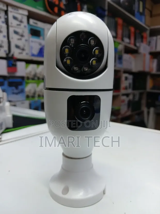 Kamera ya Balbu ya V380Pro yenye Lenzi Mbili - 1
