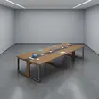 2400MM Executive Meeting Table with Power Cable - 4