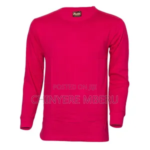 Shati la Mikono Mirefu Slim Fit - Pink Moto