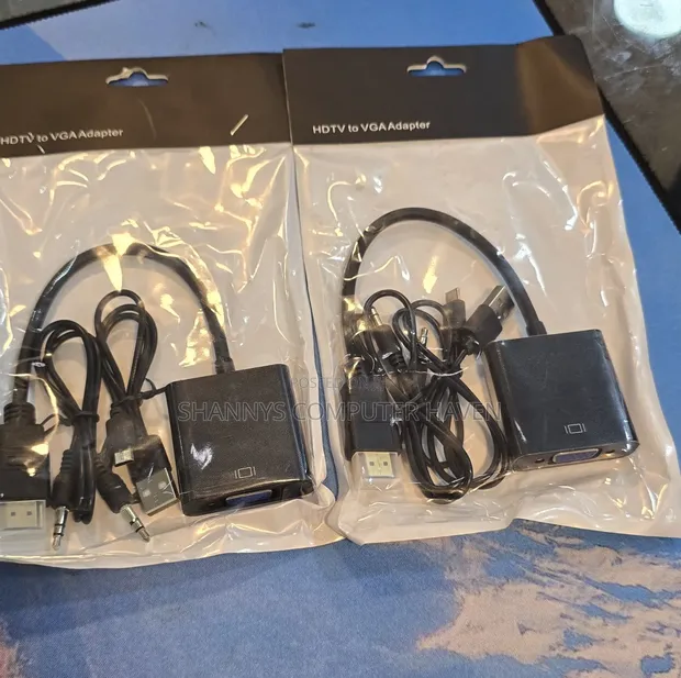 HDMI to VGA Converter Adapter for Laptops, Monitors & Projectors - 1