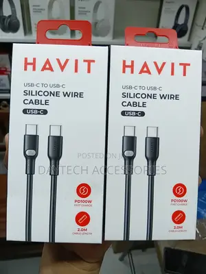 HAVIT MaxPower 100W USB-C to USB-C Cable 2M