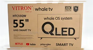 Vitron 55" QLED Ultra HD Smart TV - Whale OS
