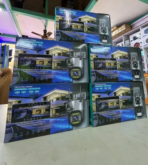 Kamera ya Usalama ya PTZ ya WiFi yenye Lensi Mbili - 1