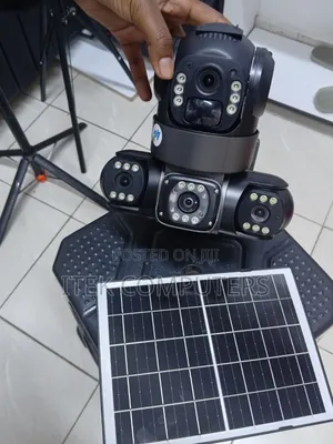 Solar 4G Triple Lens Outdoor Camera with Night Vision