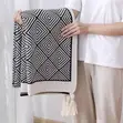 Bohemian Knitted Throw Blanket with Tassels 130x160cm - 1