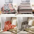 Bohemian Knitted Throw Blanket 130x160cm - 2