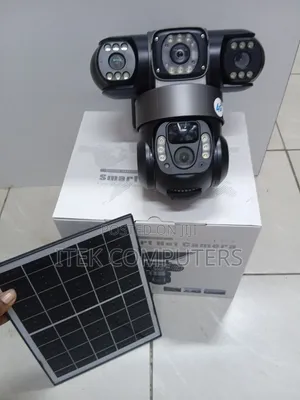 Wireless Solar 4G Triple Lens Security Camera
