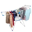 Foldable Clothes Drying Rack with Hanger Rail - 2