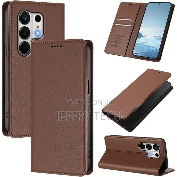 Caseme Flip Wallet Case kwa Tecno Camon 50 Pro / 50 4G - Brown - 1