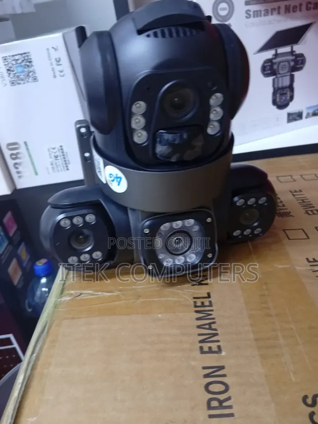 Outdoor 4G Triple Lens Solar Camera with Motion Alerts - 1