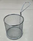 Mini Round Stainless Steel Fry Basket - 1