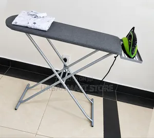 Durable Metal Ironing Board with Headrest