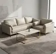 5 Seater Modern Leather Office Reception Sofa - Brown - 5