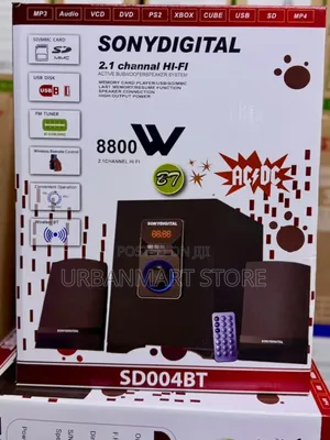 SonyDigital SD004BT 2.1 Channel Hi-Fi Speaker System