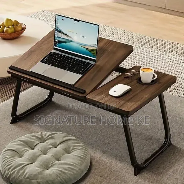 Adjustable Tilting Laptop Folding Table Stand Desk - 1