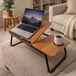 Adjustable Tilting Laptop Folding Table Stand Desk - 2