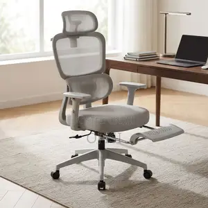 Kiti cha Ofisi cha Mtendaji chenye Kiti cha Miguu