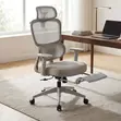Executive Office Chair with Leg Rest - 1