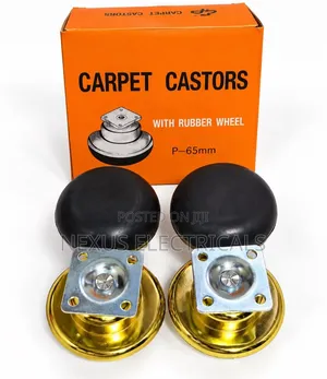 Magurudumu ya Carpet P-65mm Na Magurudumu ya Mpira