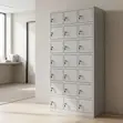 24-Unit Office Locker Cabinet - 1