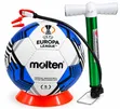 Mpira wa Molten Europa League Saizi 5 na Pampu - 1