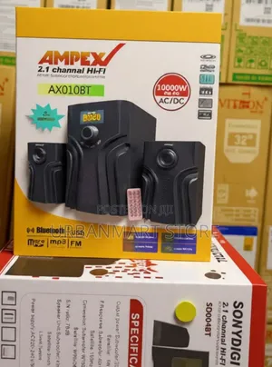 Ampex AX010BT Mpya Bluetooth Subwoofer na Spika 2 za Satellite