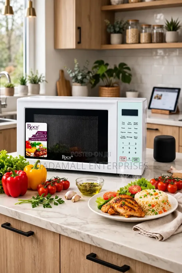 Roch White Digital Microwave - 1