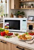 Roch White Digital Microwave - 1