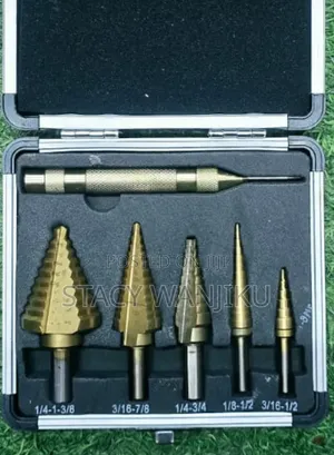 Brand New 6-Piece Step Bit Set