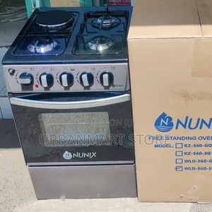 Nunix Standing Cooker 3 Gas 1 Electric 50x55