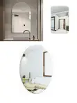 Unbreakable Acrylic Self-Adhesive Mirror 60x40cm - 1