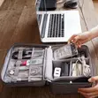 Large Capacity Cable & Electronics Organizer Bag (23x21cm) - 2