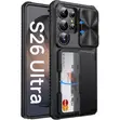 Kesi ya Samsung Galaxy S26 Ultra Hybrid Wallet yenye Kadi, Nyeusi - 1